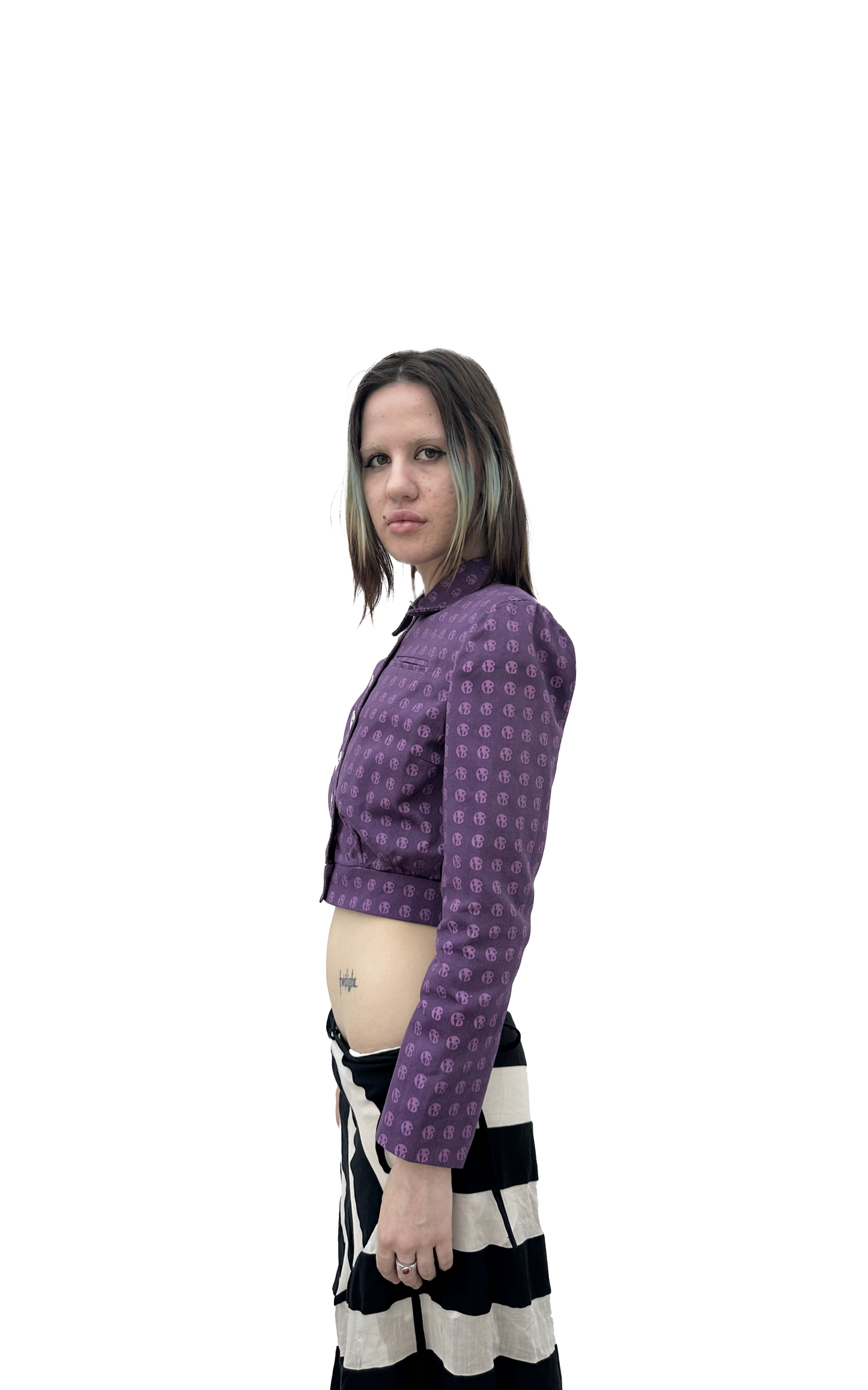 ApronBoy Purple Cropped Jacket