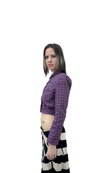 ApronBoy Purple Cropped Jacket